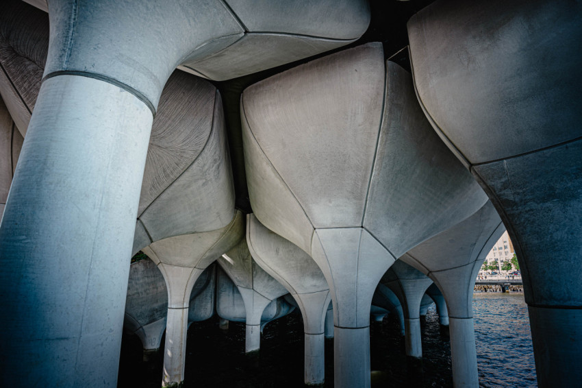 Little Island Public Park in Pier 55 NYC